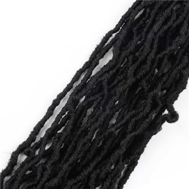 NuLocs Synthetic Braiding Hair Extension - Crochet Nu Locs - WigWonders