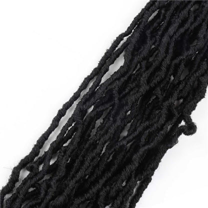 NuLocs Synthetic Braiding Hair Extension - Crochet Nu Locs - WigWonders