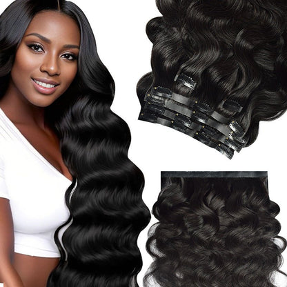 Seamless Clip In Human Hair Extensions - PU Weft - WigWonders