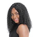 Short Curly Synthetic Wig Voluminous Afro Style - WigWonders