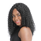 Short Curly Synthetic Wig Voluminous Afro Style - WigWonders