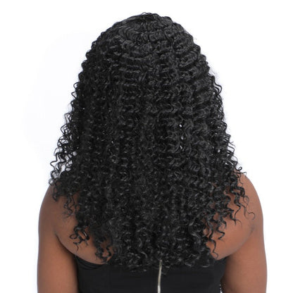 Short Curly Synthetic Wig Voluminous Afro Style - WigWonders