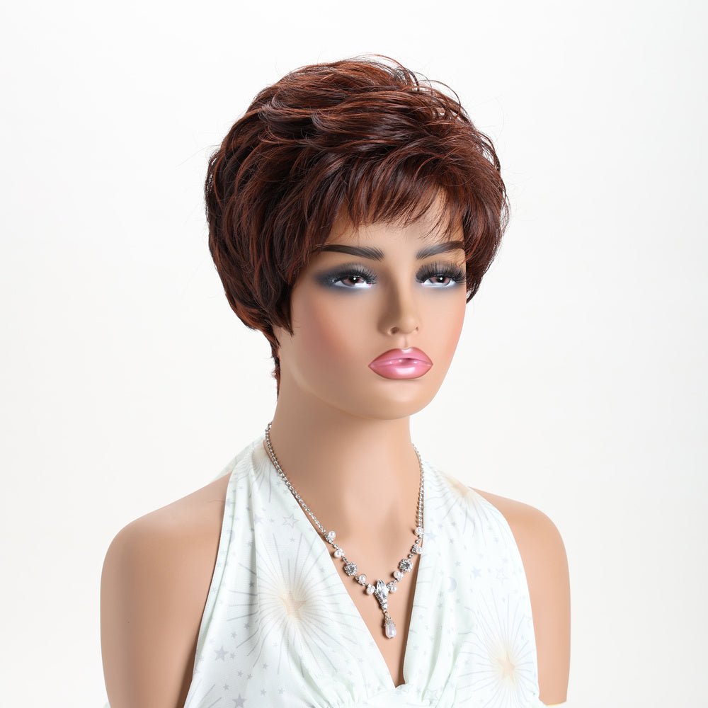 Short Wavy Synthetic Wig - Heat Resistant - WigWonders
