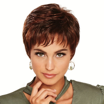 Short Wavy Synthetic Wig - Heat Resistant - WigWonders