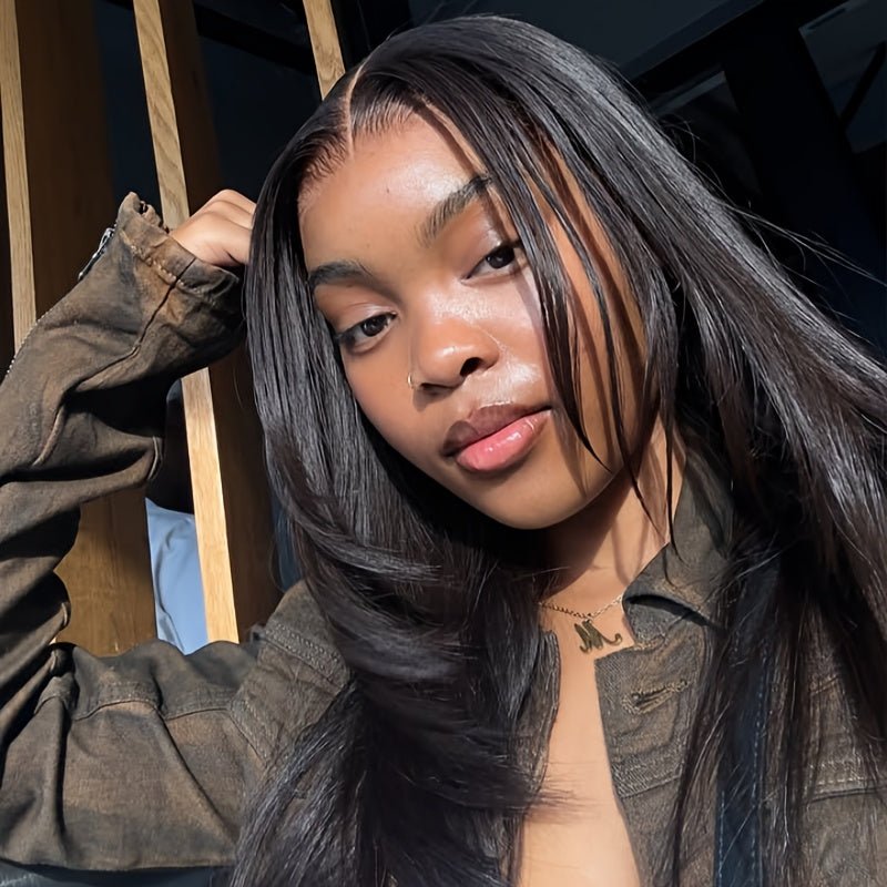 Silky Straight 4x4 Lace Bob Human Hair Wig Pre - Plucked - WigWonders