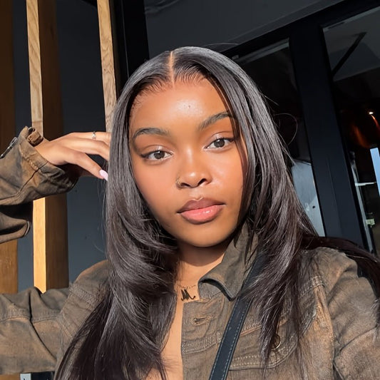 Silky Straight 4x4 Lace Bob Human Hair Wig Pre - Plucked - WigWonders