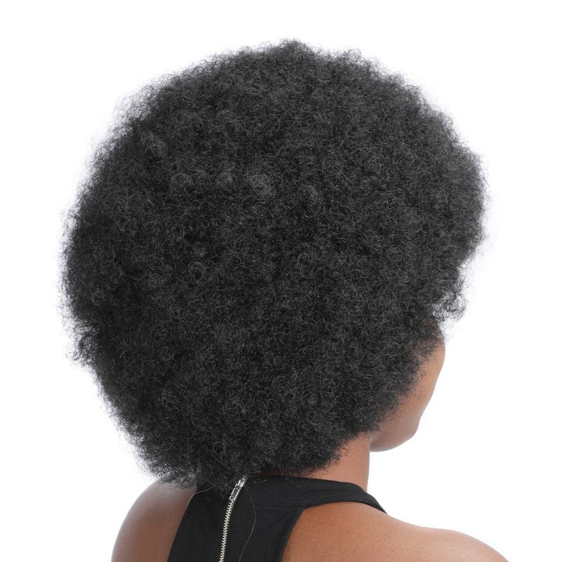 Synthetic Afro Curly Wig - Voluminous Kinky Style - WigWonders