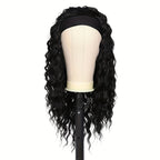 Synthetic Kinky Curly Headband Wig Long Length - WigWonders
