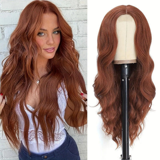 Synthetic Long Curly Lace Part Wig Highlighted Ombre - WigWonders