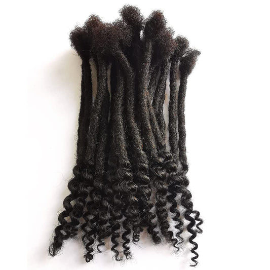 Synthetic Two - End Curly Dreadlocks Extensions - 10 Strands - WigWonders