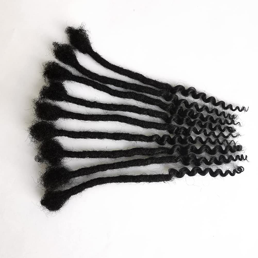 Synthetic Two - End Curly Dreadlocks Extensions - 10 Strands - WigWonders