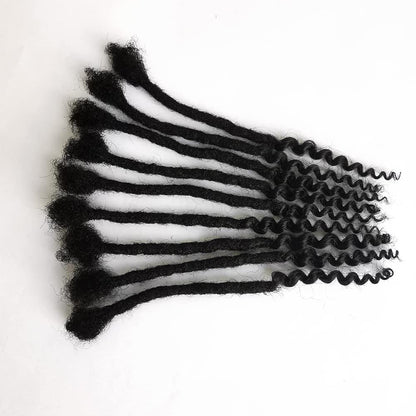 Synthetic Two - End Curly Dreadlocks Extensions - 10 Strands - WigWonders