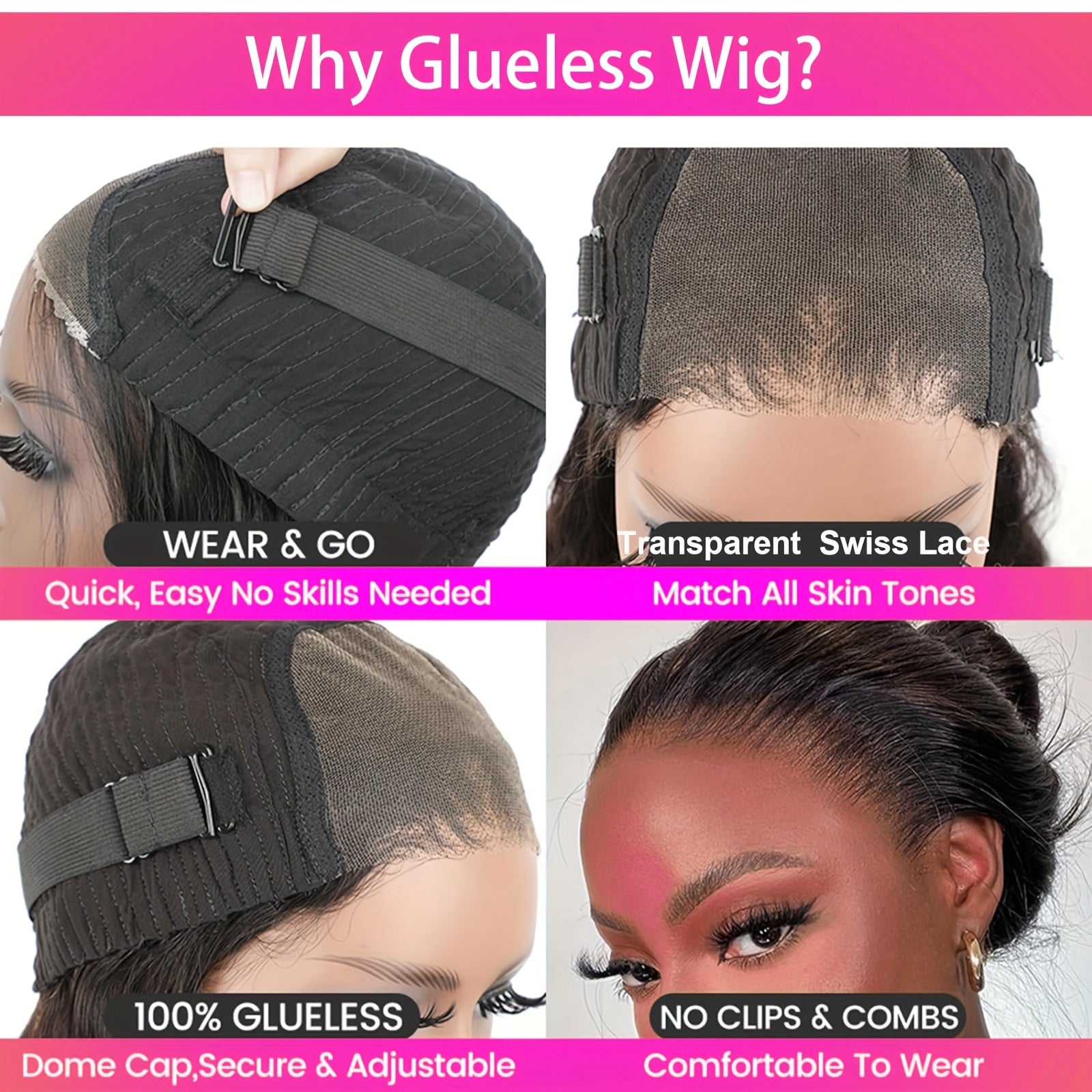 Water Wave Bob Glueless Wig | 4x4 Lace Closure 100% Human Hair - WigWonders