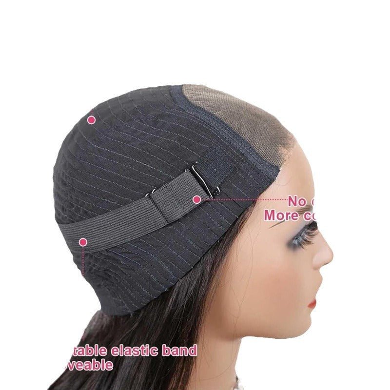 Wear & Go Glueless Human Hair Wig - Curly Lace Front - WigWonders